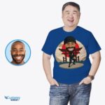 Custom Ninja Warrior Man Shirt | Personalized Japanese Fight Tee-Customywear-Adult shirts