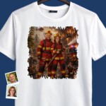 Personalized Firefighter Couples Shirt – Custom Portrait Tee for Heroes Customywear www.customywear.com 3 Personalized Firefighter Couples Shirt – Custom Portrait Tee for Heroes T-shirts for Couple www.customywear.com 3