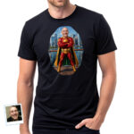 Personalized Male Superhero Custom Shirt | Create Your Own Hero Tee T-shirts For Men www.customywear.com 4