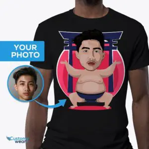 Personlig Sumo T-shirt | Brugerdefinerede japanske wrestler-t-shirts til voksne www.customywear.com