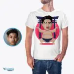 Personalized Sumo T-Shirt | Custom Japanese Wrestler Tee-Customywear-Adult shirts