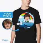 Custom Pilot Boy Airplane Shirt - Personalized Aviation Tee for Kids-Customywear-Boys