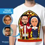 Personalized Priest and Nun Shirts - Custom Religious Uniform Tees-Customywear-Adult shirts