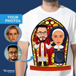 Camisas personalizadas de sacerdote y monja – Camisetas personalizadas de uniforme religioso Camisas para adultos www.customywear.com
