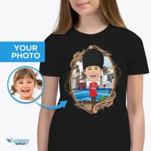 Stand Tall with the Queens: Custom Royal Guard Girl Shirt – Personalized Youth Tee Culture | Country www.customywear.com