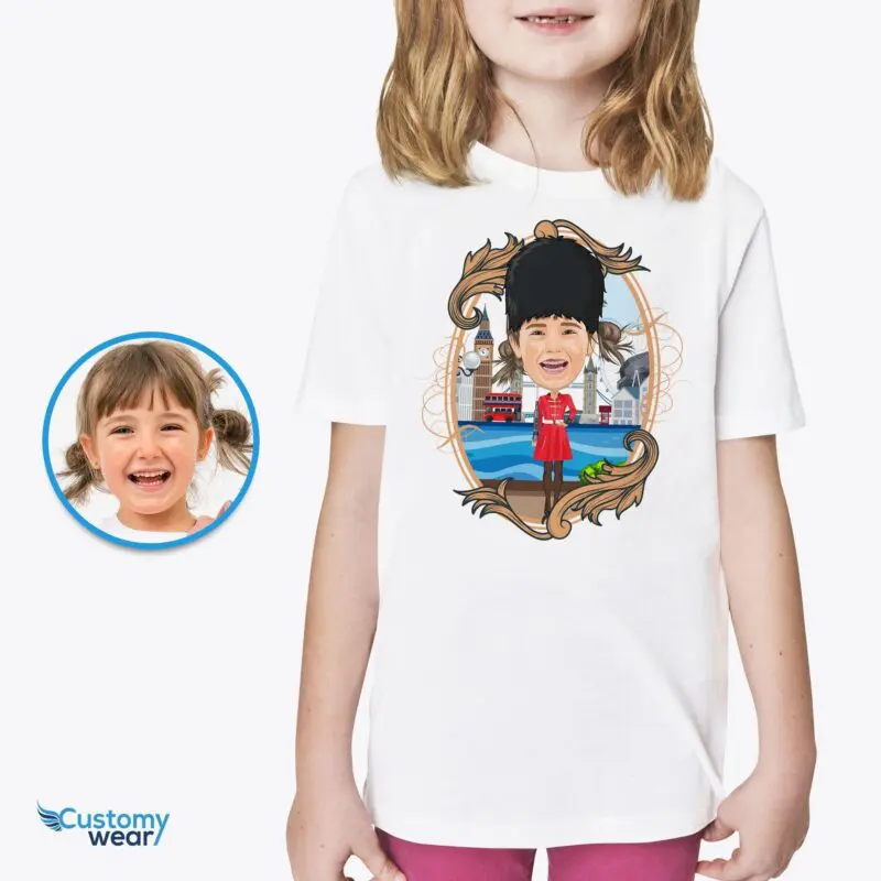 Stand Tall with the Queens: Custom Royal Guard Girl Shirt - Personalized Youth Tee-Customywear-Culture | Country
