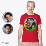 Ride Together: Custom Rooster Rider Gay Couples Shirt - Gepersonaliseerde Rainbow LGBTQ Beste Vriend Cadeau-Customywear-LGBTQ