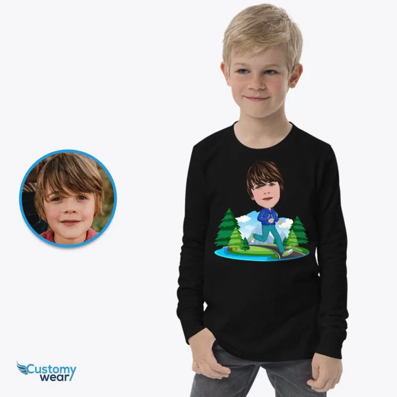 Fuel Your Young Champion's Passion with our Runner Boy Shirt-Customywear-Boys