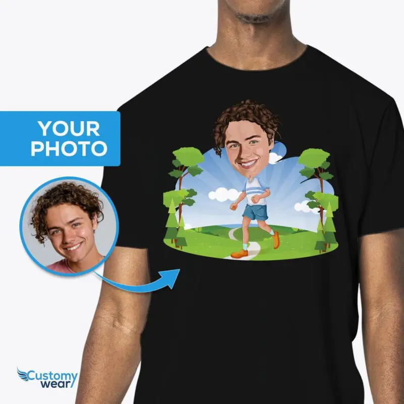 Hit the Track with our Custom Runner Man Shirt-Customywear-Adult shirts