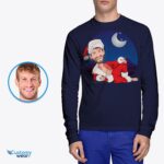 Fique festivo com nossa camisa sexy personalizada do homem do Papai Noel - Customywear - camisas para adultos