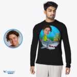 Erkeklere Özel Köpekbalığı Binme Gömleğimiz-Özel Giyim-Yetişkin Gömleklerimizle Dalgalara Yolculuk