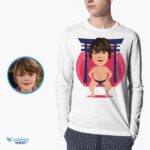 Juara Sumo Lucu - Kaus Remaja Kustom yang Terinspirasi dari Pegulat Jepang!-Customywear-Boys