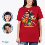 Powerful Love Unleashed - Custom Supercouple Shirts for Superhero Anniversary!-Customywear-Adult shirts