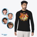 Uniți-vă superfamilia cu cămăși personalizate de supereroi - Tricouri personalizate pentru reuniunea familiei - Îmbrăcăminte personalizată - Cămăși pentru adulți