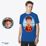 Персонализированная рубашка для мальчика-супергероя — раскройте своего внутреннего героя!-Customywear-Boys