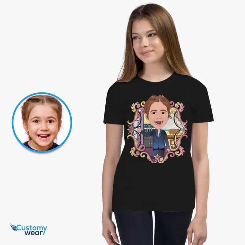 Inspiring Teacher Girl Custom T-Shirt-Customywear-Girls