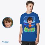Chemise personnalisée de garçon de joueur de tennis - Tee-Customywear-Boys de sport personnalisé pour enfants