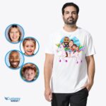 Personalisierte Einhorn-Familien-Shirts – skurriles individuelles T-Shirt-Set-Customywear-Erwachsenen-Shirts