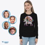 Přizpůsobené rodinné košile Unicorn - Magická dobrodružná trička-Customywear-Košile pro dospělé