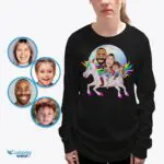 Personalized Unicorn Family Shirts - Magical Custom Tees-Customywear-Adult shirts