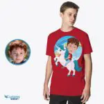 Personalized Unicorn Rider Shirt - Enchanting Kids Tee-Customywear-Animal Lovers