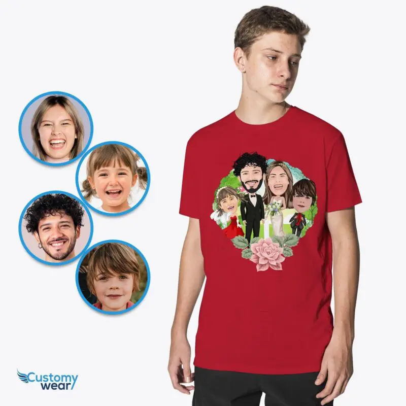Personalized Wedding Family Tees-Customywear-Adult shirts