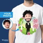 Camiseta personalizada para novio de boda-Customywear-Camisas para adultos