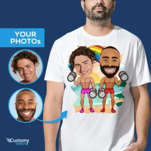 Personalizované vzpieračské tričko Axtra – VŠETKY vektorové tričká – mužské www.customywear.com