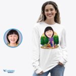 Kişiye Özel Kadın Solo Piknik Gömleği | Özel Açık Hava Macera Tişörtü-Customywear-Yetişkin Gömlekleri