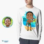 Personalized Teenage Gym Inspiration Tee | Custom Weightlifting Shirt for Boys-Customywear-Boys