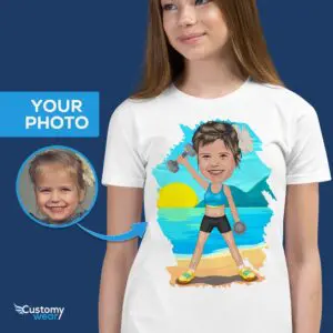 Personalizované tričko na cvičení vedoucí do posilovny | Fitness košile na zakázku pro dívky Axtra - VŠECHNY vektorové košile - mužské www.customywear.com