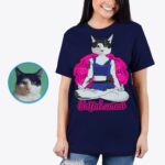 Kadınlar için Yoga kedi gömleği-Customywear-Yetişkin gömlekleri
