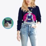 Πουκάμισο γάτα γιόγκα για γυναίκες-Customywear-Πουκάμισα για ενήλικες