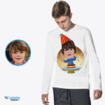 Kemeja Ulang Tahun Remaja yang Dipersonalisasi | Kaos Potret Custom untuk Segala Usia-Pakaian Khusus-Ulang Tahun