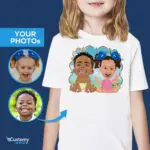 Custom Youth Baby Caricature Shirt | Personalized Funny Kids Tee-Customywear-Girls