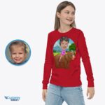 Personalizovaná jazdecká košeľa s medveďom | Vlastné vtipné tričko pre všetky vekové kategórie – oblečenie na mieru – milovníci zvierat