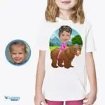 Personalized Bear Riding Shirt | Custom Funny Tee for All Ages-Customywear-Animal Lovers