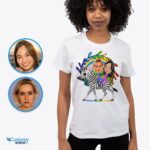 Personalized Zebra Shirt | Custom Portrait Art Tee-Customywear-LGBTQ