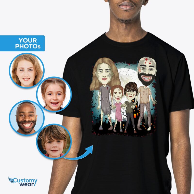 Zombie T-shirt for men CustomyWear adult2, boobee shirt, custom bride gift, custom shirt graphics, custom shirt maker, custom tshirt, c