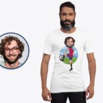 Personalized Soccer Player T-Shirt | Custom Football Tee with Your Photo-Customywear-Adult shirts