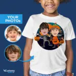 Personalized Halloween couple T-Shirt: Scare Your Friends with Customized tees-Customywear-Adult shirts