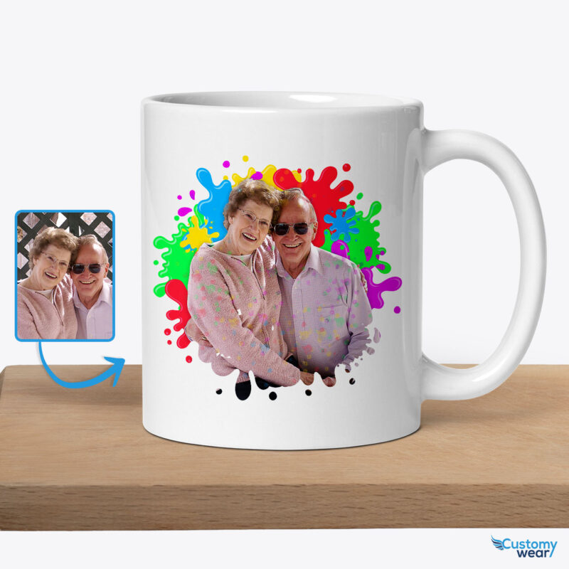 Personalized Custom Photo Mug for Women’s Trending Birthday Gifts | Cherished Memories in Every Sip Custom arts - Color Splash www.customywear.com