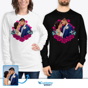 Custom T-Shirts for Girlfriend and Boyfriend: Perfect Valentine’s Day Couple Gifts Custom arts - Floral Design www.customywear.com