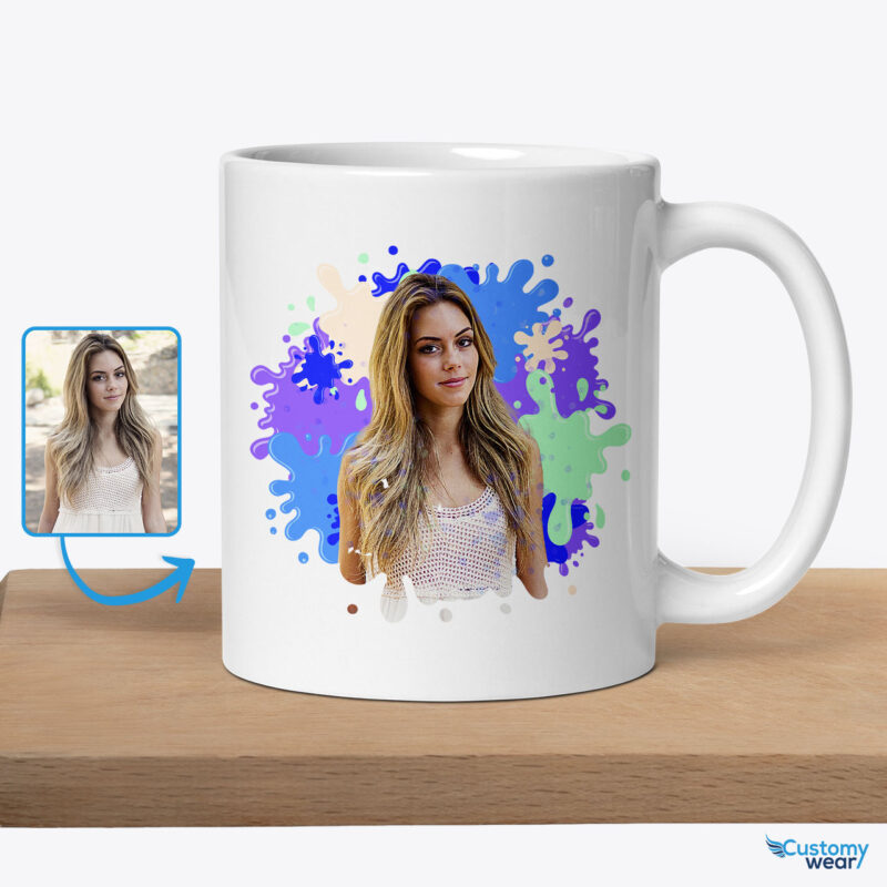 Personalized Custom Mug for Women: Design Your Own Mug of Memories Custom arts - Color Splash www.customywear.com