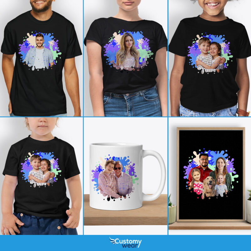 Personalized Custom T-Shirts for Your Kids: Design Your Own Tee Shirt Fun Custom arts - Color Splash www.customywear.com