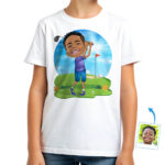 Golfová košile pro děti – přizpůsobená trička pro mladé golfisty Chlapecká trička www.customywear.com 30