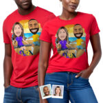 Soccer Couple Shirts: Match Your Love for the Game Custom Gifts - Artistic soccer www.customywear.com 32