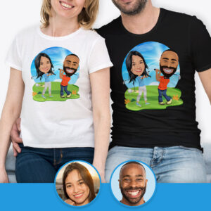 Couples Golf Shirt – Personalized Tees for Stylish Golfing Duos Axtra - ALL vector shirts - male www.customywear.com