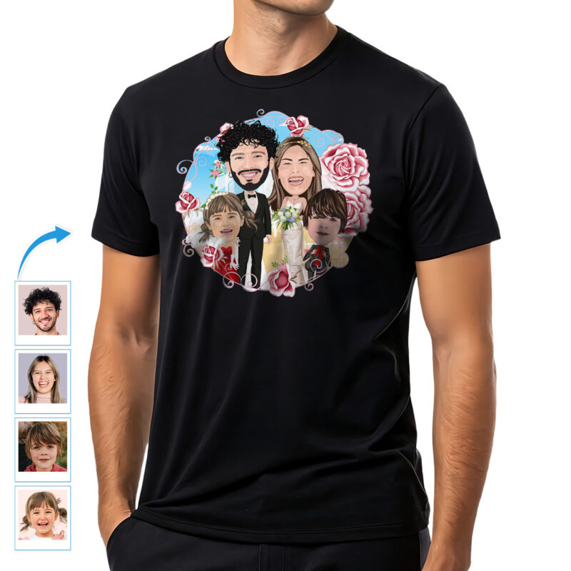 Wedding Party Tees – Individualized Tee Custom Gifts - Wedding Rose www.customywear.com 10