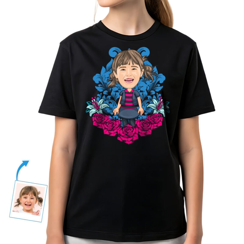 Magliette di tendenza per adolescenti – Maglietta personalizzata Regali personalizzati - Rosa blu www.customywear.com 27